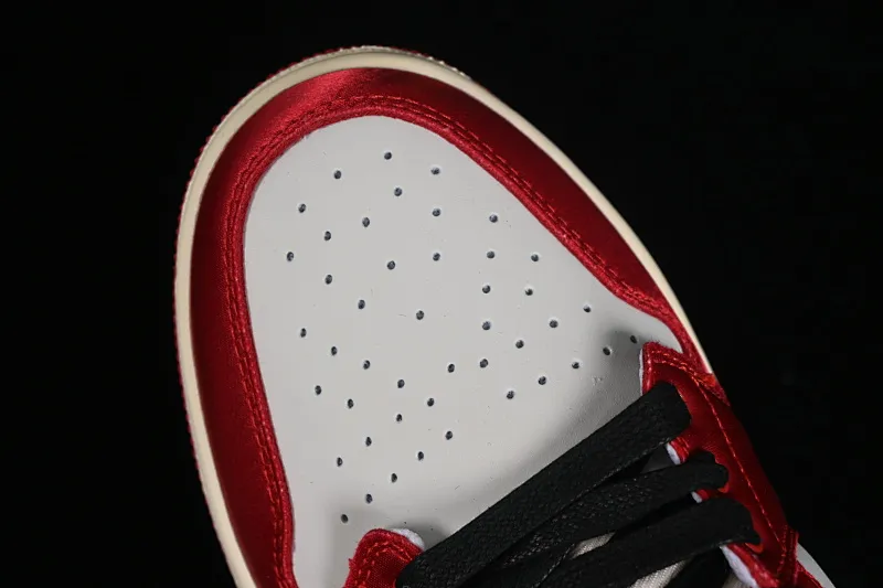 All categories Air Jordan Jordan series basketball shoes Air Jordan 1 Low Z version Trophy Room x Jordan 1 Low OG "Away" AJ1 Joe 1 black and red low-top cultural casual sneakers FN0432-100
